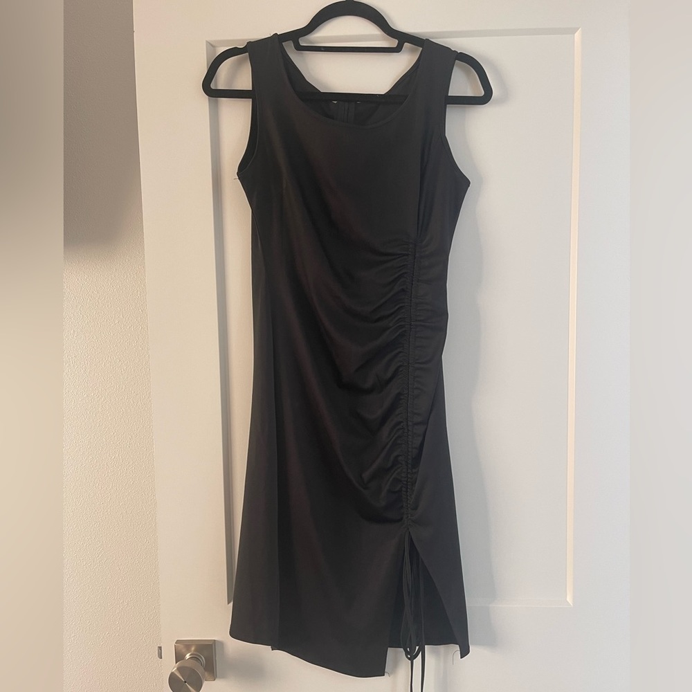 Black mini dress